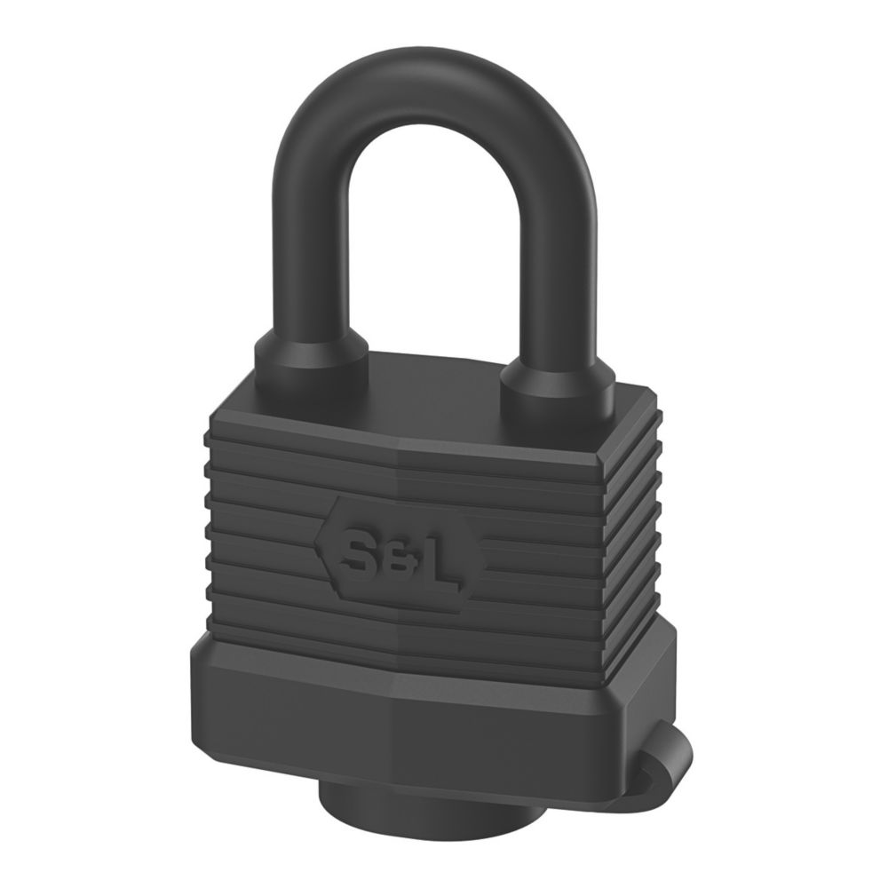 Smith & Locke Laminated Steel Closed Shackle Padlock 60mm - Screwfix