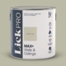 LickPro Max+ 2.5Ltr Green 01 Matt Emulsion  Paint