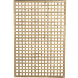 Forest Premium Framed Softwood Rectangular Garden Trellis 4' x 6' 3 Pack