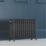 Arroll Edwardian 450mm x 728mm 2247BTU Anthracite Horizontal Designer Radiator