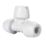 Hep2O  Plastic Push-Fit Equal Keyless Tee 10mm 10 Pack
