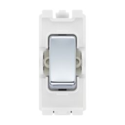 British General Nexus 20A Grid DP Control Switch Polished Chrome