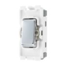 British General Nexus 20A Grid DP Control Switch Polished Chrome