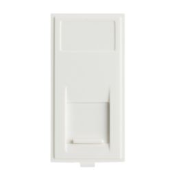 Contactum Media Modular RJ45 Ethernet Socket White