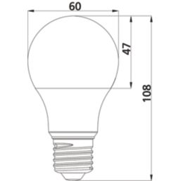 Sylvania ToLEDo V7 840 SL ES GLS LED Light Bulb 806lm 8W