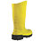 Dunlop Devon   Safety Wellies Yellow Size 11