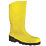 Dunlop Devon   Safety Wellies Yellow Size 11