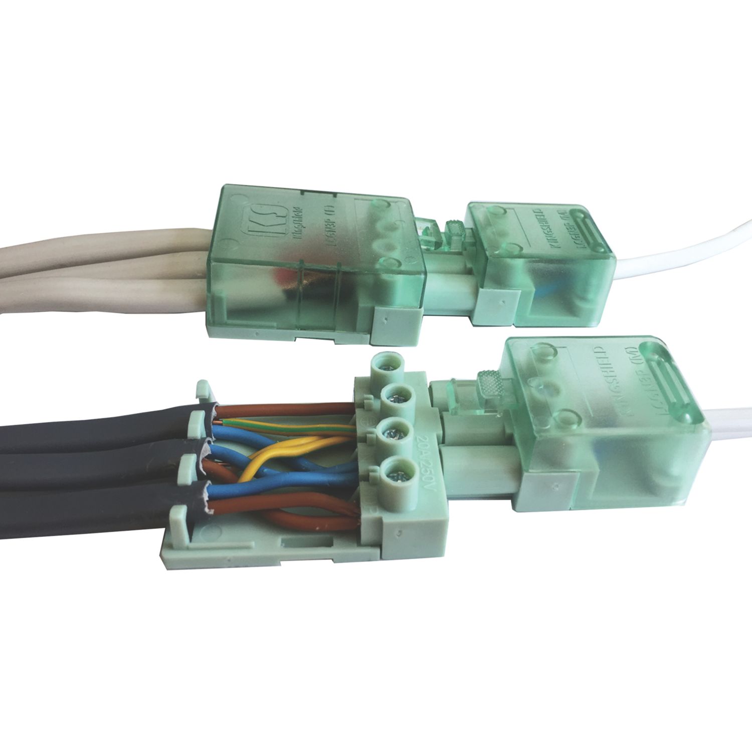Greenbrook 20A 3-Way Lighting Connectors 2 Pack (2834R)