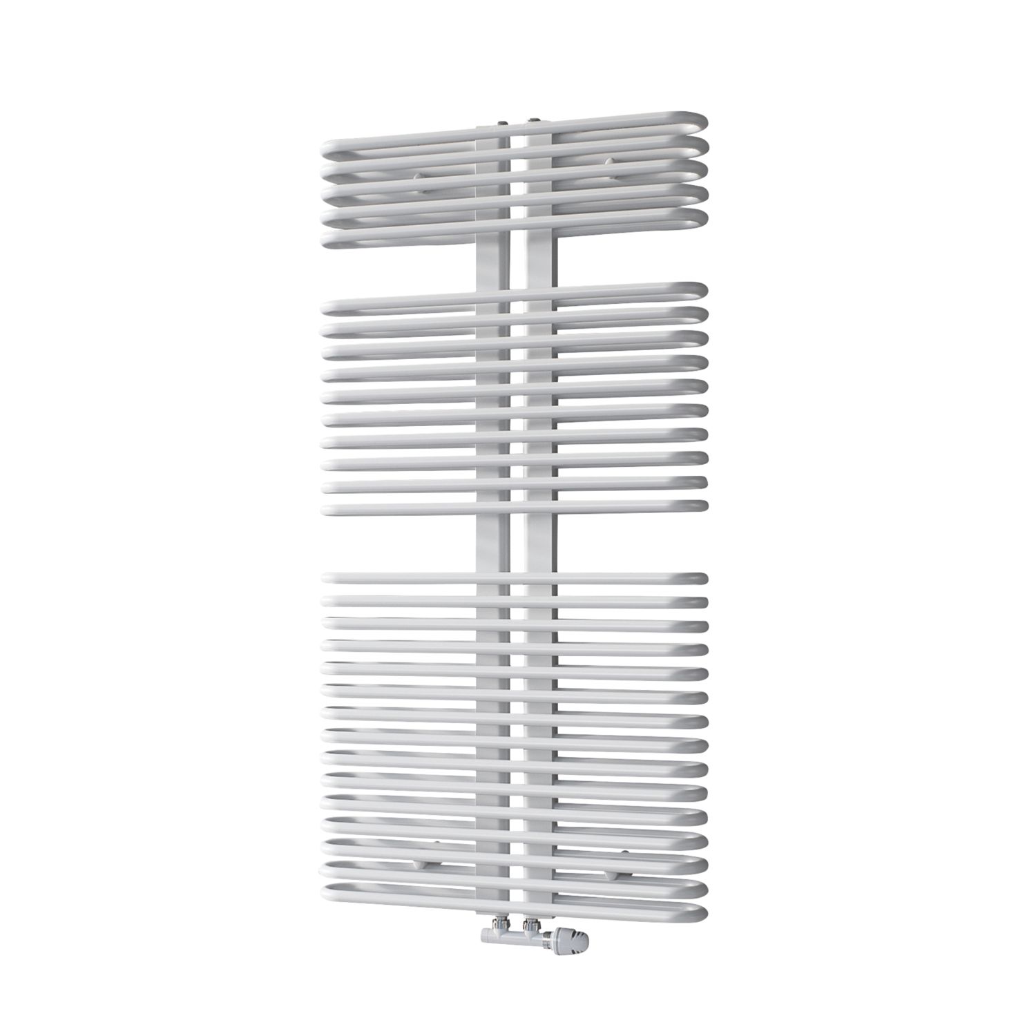 Ximax 1176mm x 600mm 3393BTU White Flat Designer Towel Radiator (2839V)