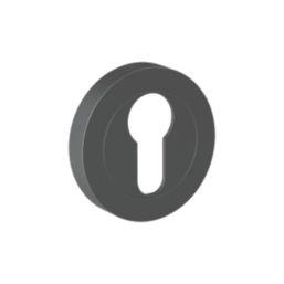 Cooke & Lewis Lormel Euro Escutcheon (Pair) Titanium 50mm