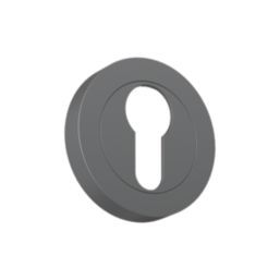 Cooke & Lewis Lormel Euro Escutcheon (Pair) Titanium 50mm