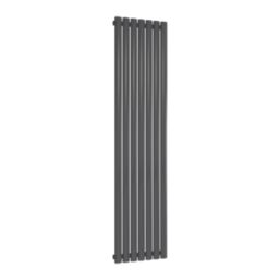 Reina Elips Single 1800mm x 420mm 2946BTU Anthracite Vertical Designer Radiator