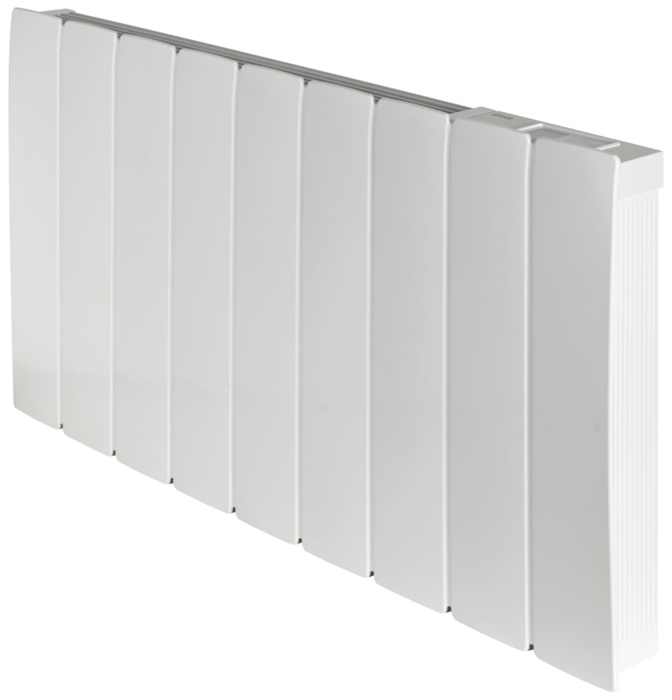 Terma Triga E Wall Mounted Oil Filled Radiator Textured White 1000w 580 X 1700mm In 2020 Oil Filled Radiator Wall Mount Radiators