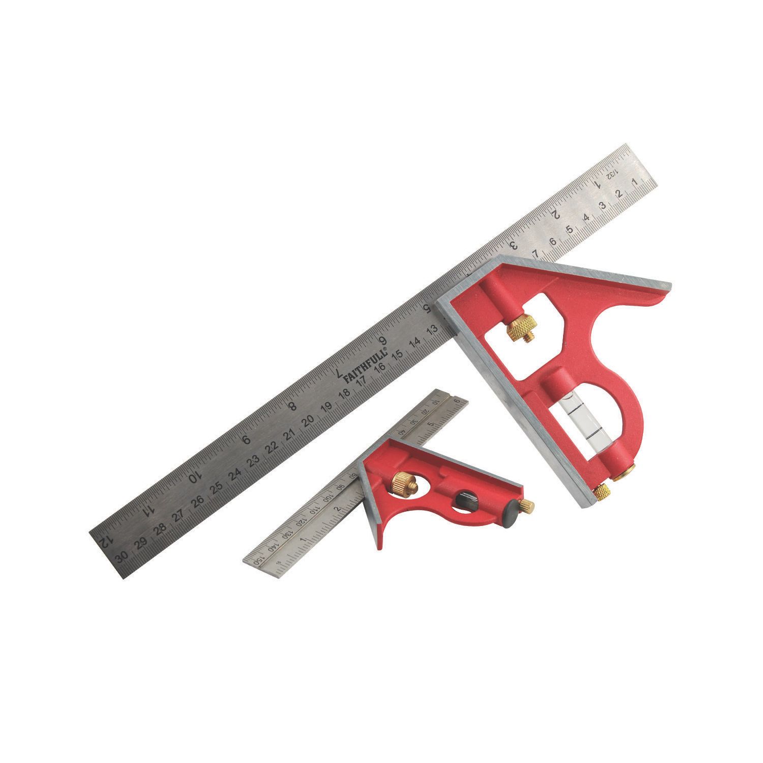Faithfull Combination Square 2 Piece Set (283GC)