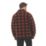 Site  Fleece Shirt Jacket Red/Black Large 41-43" Chest