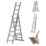 Werner  Aluminium 3.78m Combination Ladder