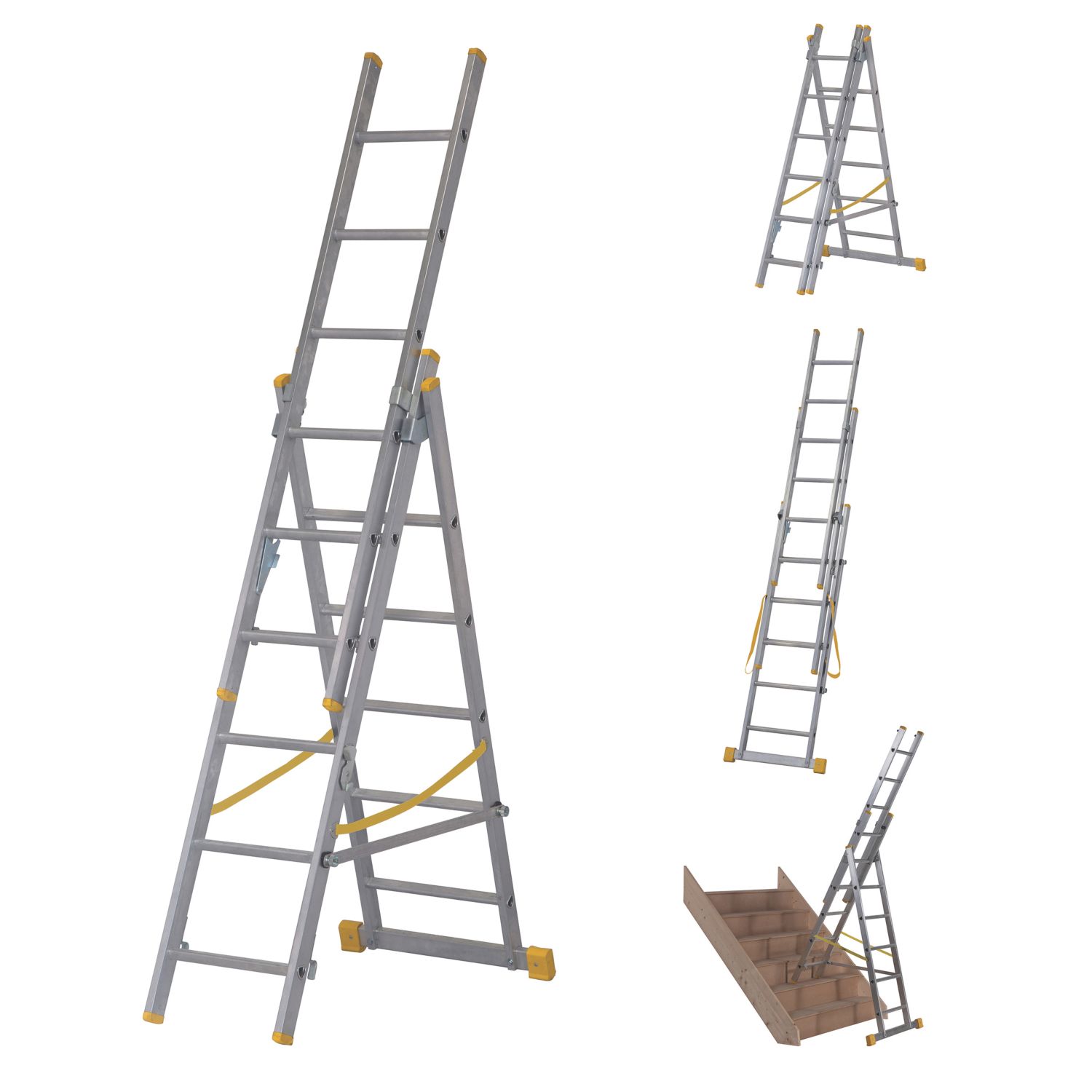 Werner Aluminium 3.78m Combination Ladder (283HP)
