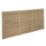 Forest  Double-Slatted  Fence Panels Natural Timber 6' x 3' Pack of 4