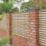 Forest  Double-Slatted  Fence Panels Natural Timber 6' x 3' Pack of 4