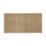 Forest  Double-Slatted  Fence Panels Natural Timber 6' x 3' Pack of 4