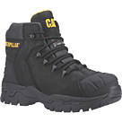 CAT Everett S3 WP Metal Free   Safety Boots Black Size 7