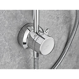 Mira Minimal ERD Rear-Fed Exposed Chrome Thermostatic Mixer Shower