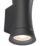 Saxby Arc Outdoor Up & Down Wall Light Black