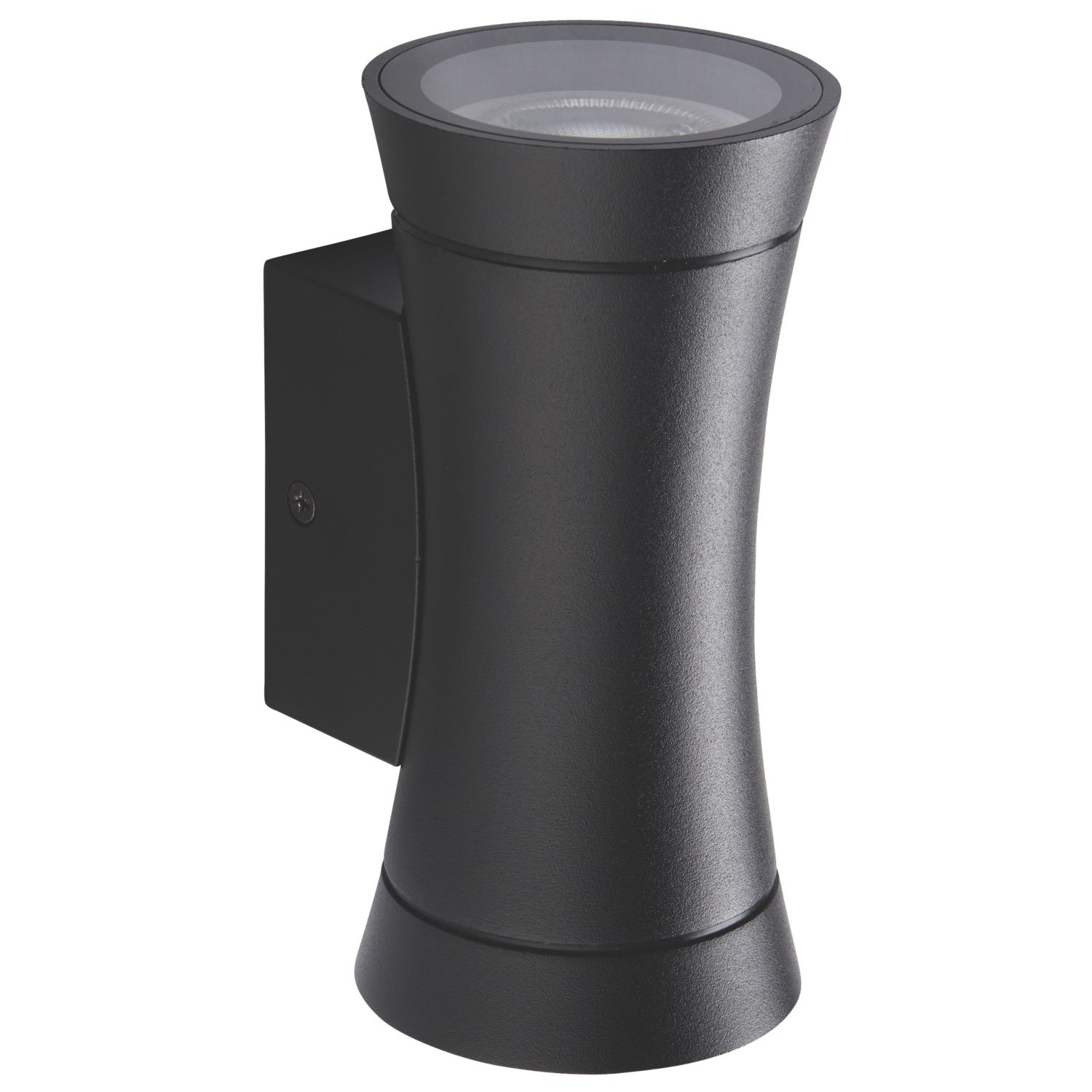 Saxby Arc Outdoor Up & Down Wall Light Black (283RE)