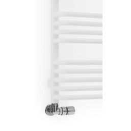 Terma 1580mm x 500mm 2704BTU White Curved Designer Towel Radiator