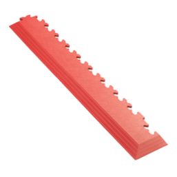 Garage Floor Tile Company X Joint Interlocking Corner Edge Ramps Red 587mm x 90mm 2 Pack