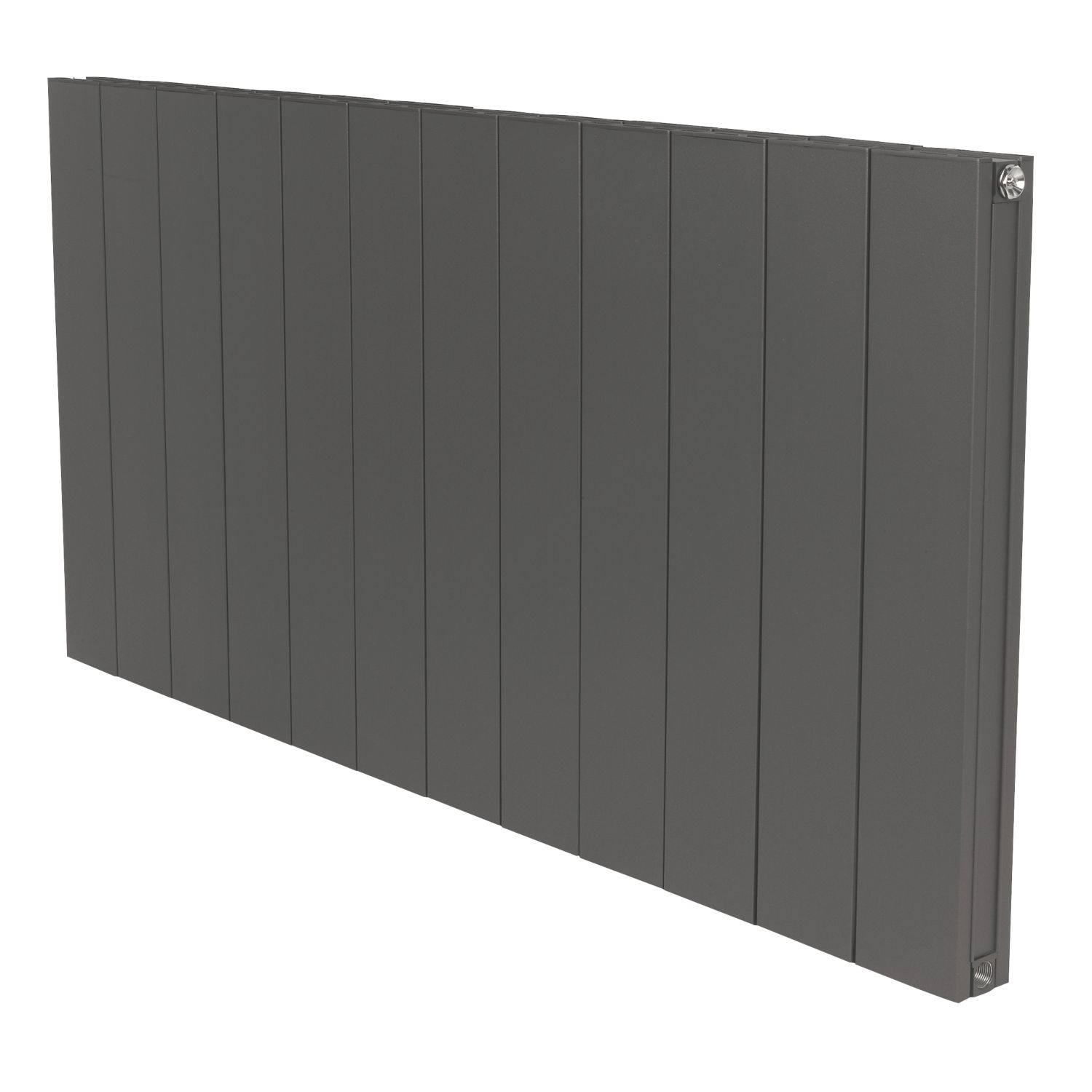 Towelrads Ascot 600mm x 1227mm 3899BTU Anthracite Horizontal Designer Radiator (283RY)