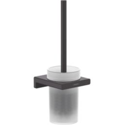 Hansgrohe AddStoris Wall-Mounted Toilet Brush Holder Matt Black