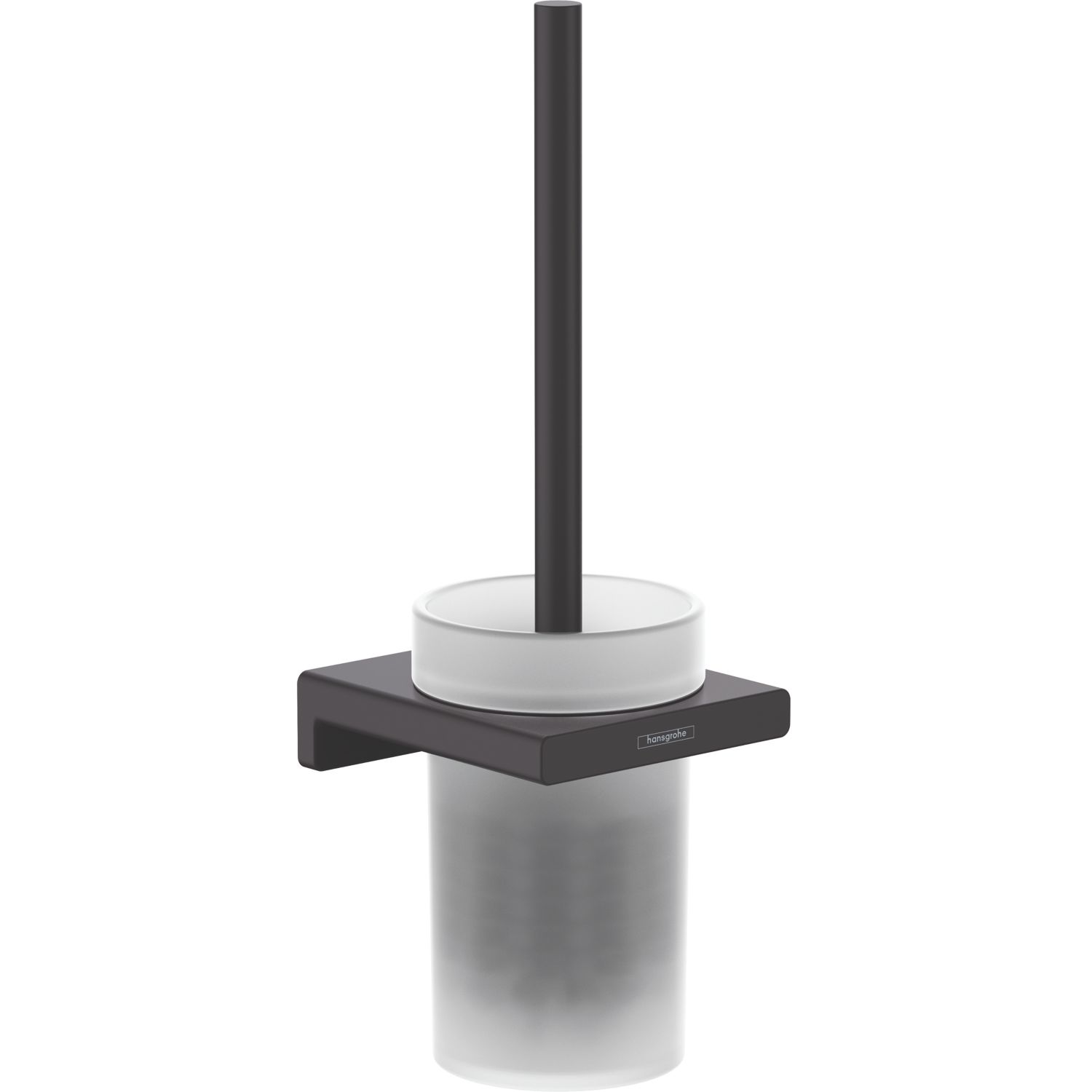 Hansgrohe AddStoris Wall-Mounted Toilet Brush Holder Matt Black (283VG)