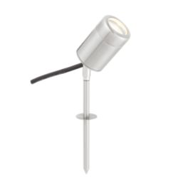 Saxby Atlantis Outdoor Spike Light Brushed Stainless Steel