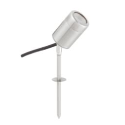 Saxby Atlantis Outdoor Spike Light Brushed Stainless Steel