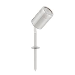 Saxby Atlantis Outdoor Spike Light Brushed Stainless Steel