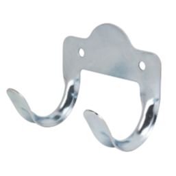 Smith & Locke Standard Double Storage Hooks Zinc-Plated 60 x 48mm 5 Pack