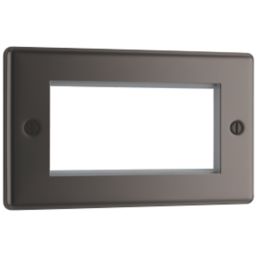 LAP  4-Module Modular Faceplate Black Nickel