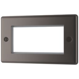 LAP  4-Module Modular Faceplate Black Nickel