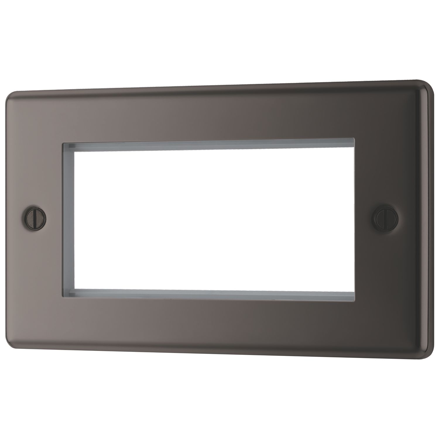 LAP 4-Module Modular Faceplate Black Nickel (28470)