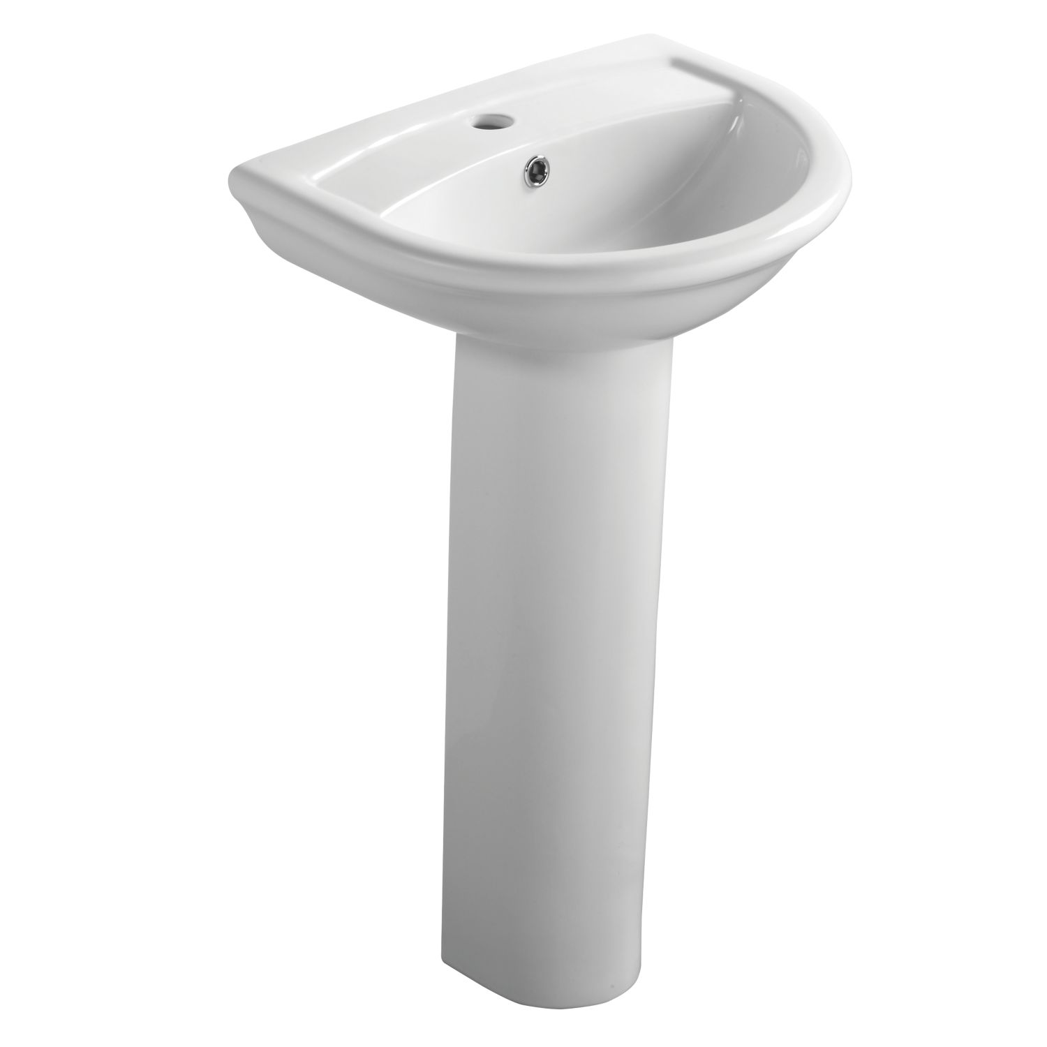 Ideal Standard Della Full Pedestal Basin 1 Tap Hole 540mm (2848T)