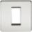 Knightsbridge  1-Module Modular Faceplate Polished Chrome
