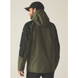 Regatta Calderdale VI Waterproof & Breathable Jacket Olive Night / Black Large Size 48.4" Chest