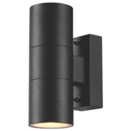 Sylvania Yourhome Sylwall Outdoor Up & Down Wall Light Black