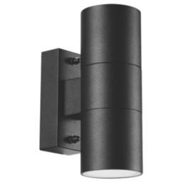 Sylvania Yourhome Sylwall Outdoor Up & Down Wall Light Black