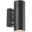 Sylvania Yourhome Sylwall Outdoor Up & Down Wall Light Black
