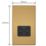 Varilight  1-Gang Dual Voltage Shaver Socket 115V Brushed Brass with Black Inserts