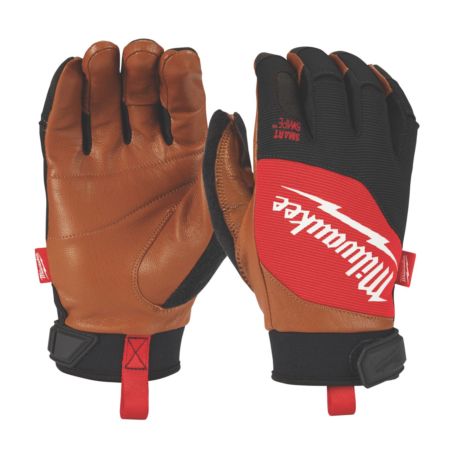 Milwaukee Hybrid Leather Gloves Black/Brown X Large (284GC)