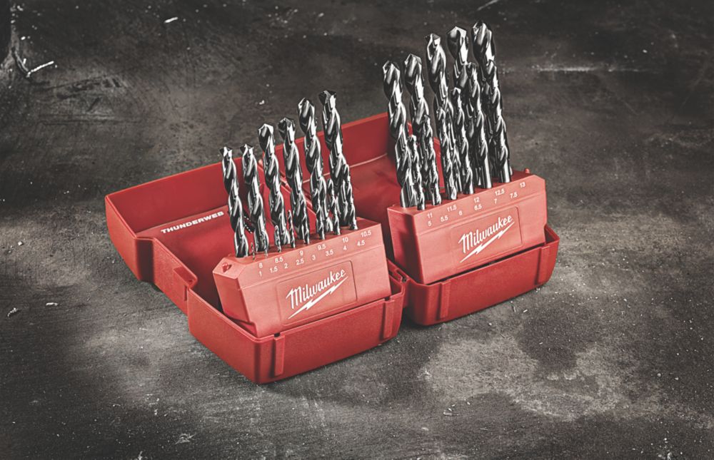 Milwaukee thunderweb drill online bit set