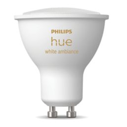 Philips Hue   GU10 LED Smart Light Bulb 5W 350lm 6 Pack
